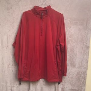 Red Greg Norman golf 1/2 Zip pullover